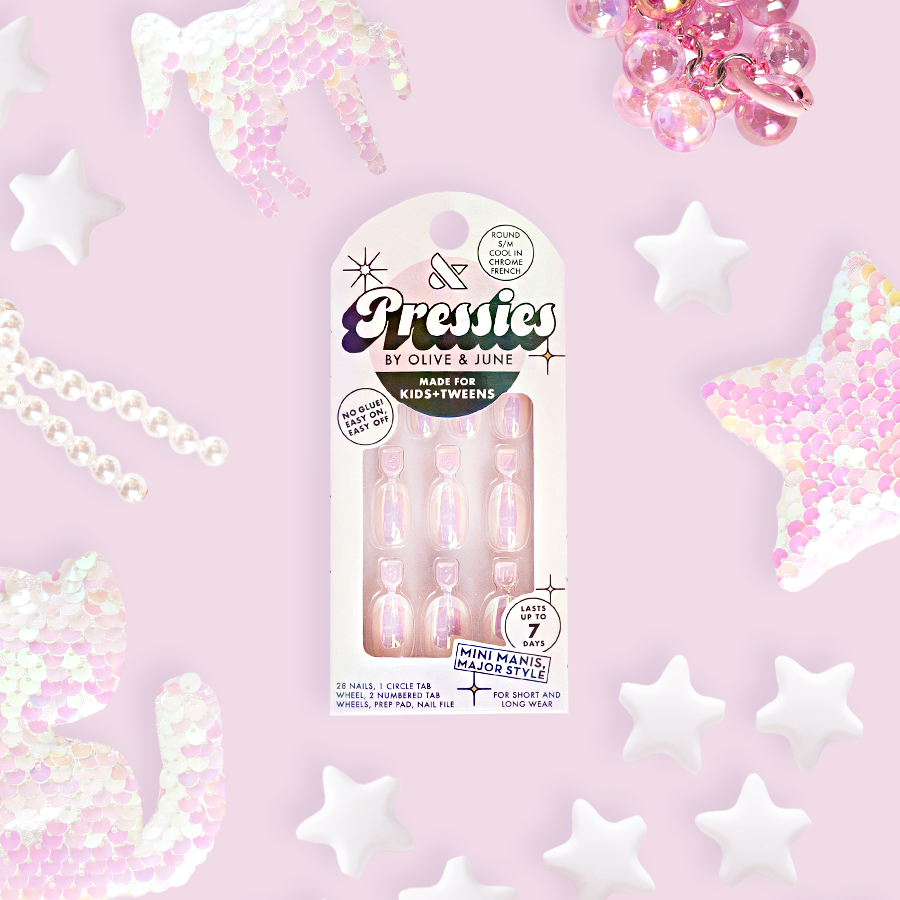 Cool in Chrome French - Pressies | Short Medium | Round - Image 3