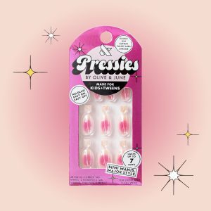 Cotton Candy Aura - Pressies | Short Medium | Round