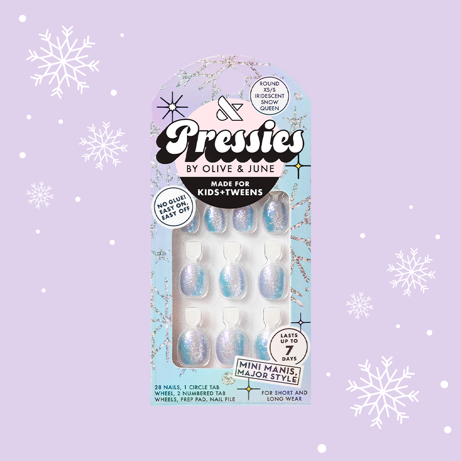 Iridescent Snow Queen - Pressies | Extra Short Short | Round