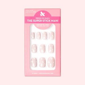 Lightning Strike | Extra Short | Squoval - Tab Press-On